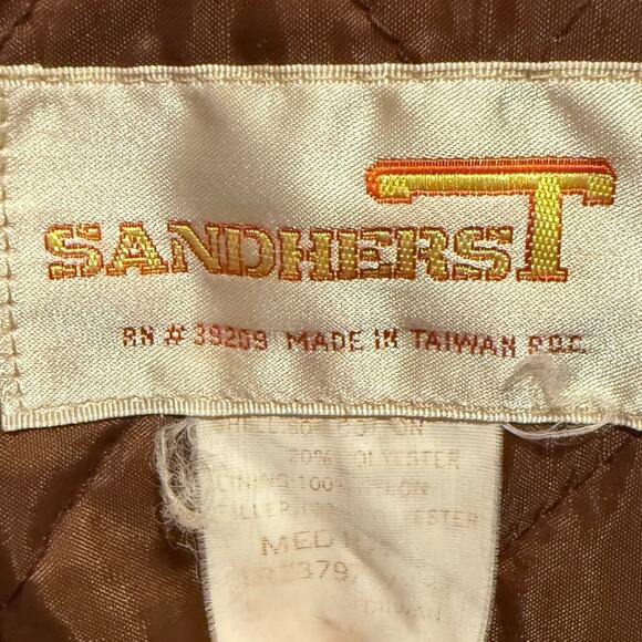 Vintage Flannel Plaid Button Down Chore Shirt Jacket Quilted Mens Med Workwear - Picture 5 of 13